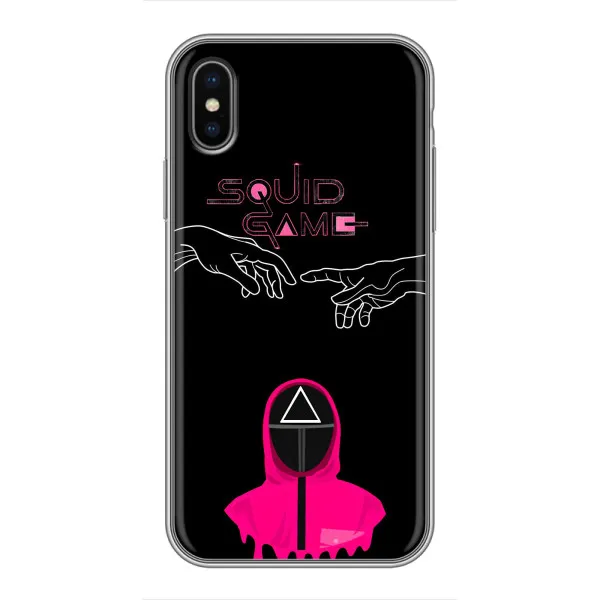 Чехол с принтом «Минимализм Игра кальмара» для iPhone X