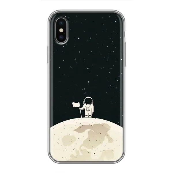 Чехол с принтом «На луне» для iPhone X
