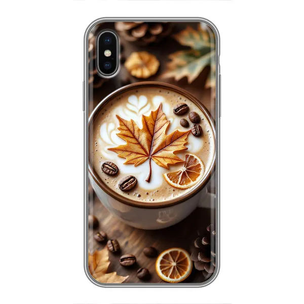 Чехол с принтом «Пряный кофе» для iPhone X