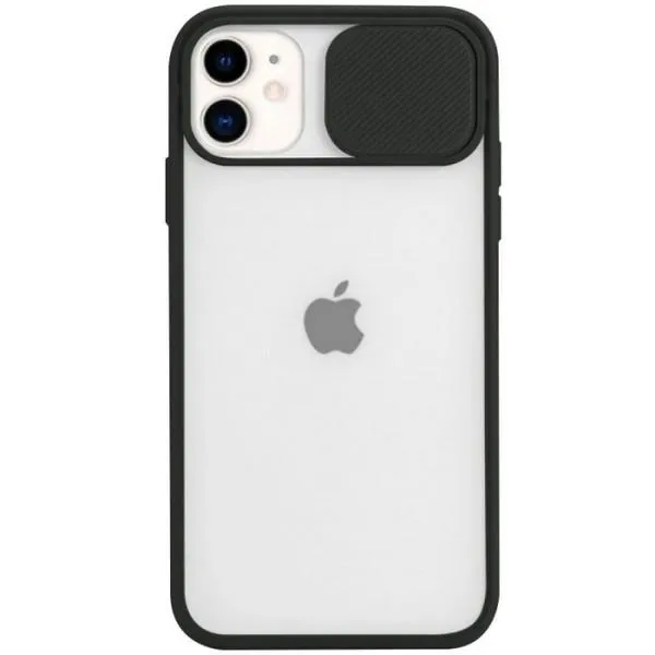 Чохол Camshield mate з захисною шторкою для камери для Apple iPhone 12 mini (5.4") — Чорний