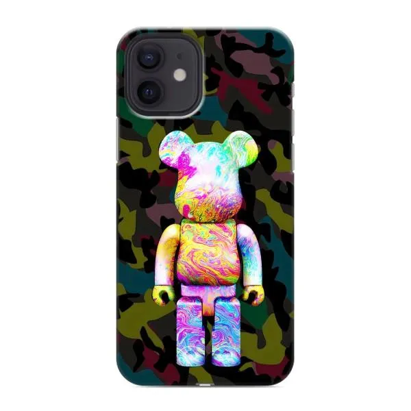 Чохол з принтом «Яскравий Bearbrick» для iPhone 12 mini