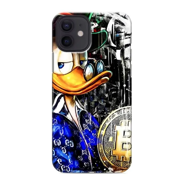 Чехол с принтом «Биткойн Скрудж» для iPhone 12 mini
