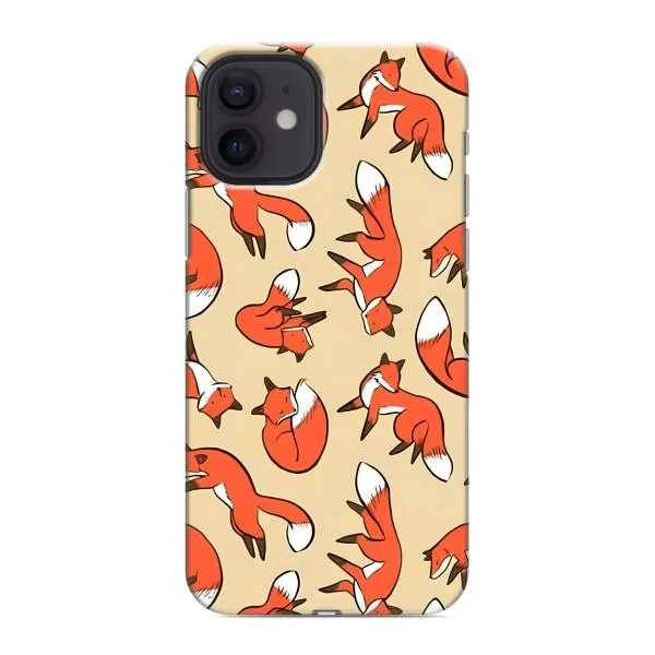 Чехол с принтом «Лисички» для iPhone 12 mini