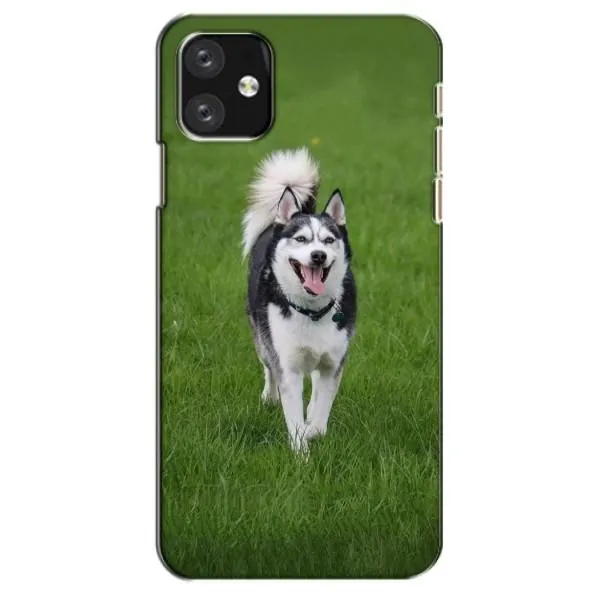 Чехол с принтом «Радостный Хаски» для iPhone 12 mini Чехол с принтом «Радостный Хаски» для iPhone 12 mini