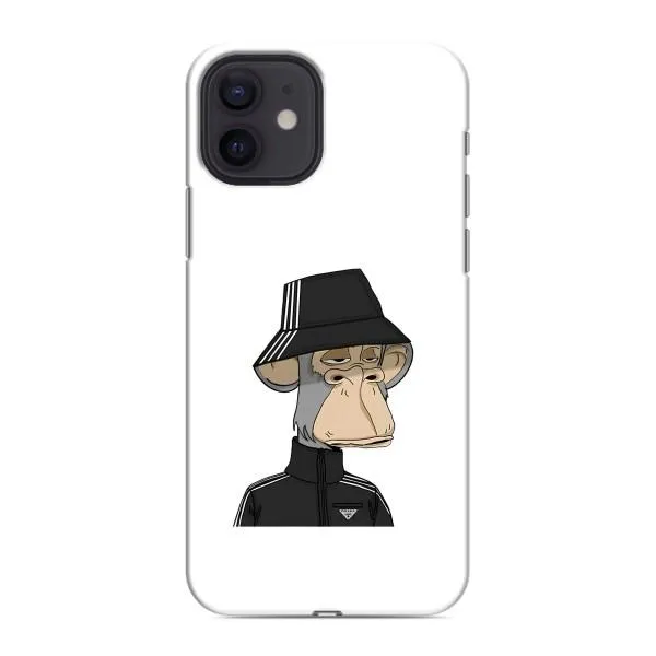 Чехол с принтом «обезьяна NFT Adidas» для iPhone 12 mini