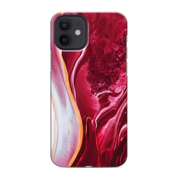 Чохол з принтом «Мрамор червоний» для iPhone 12 mini Чохол з принтом «Мрамор червоний» для iPhone 12 mini
