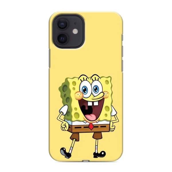 Чохол з принтом «Веселий Спанч Боб» для iPhone 12 mini