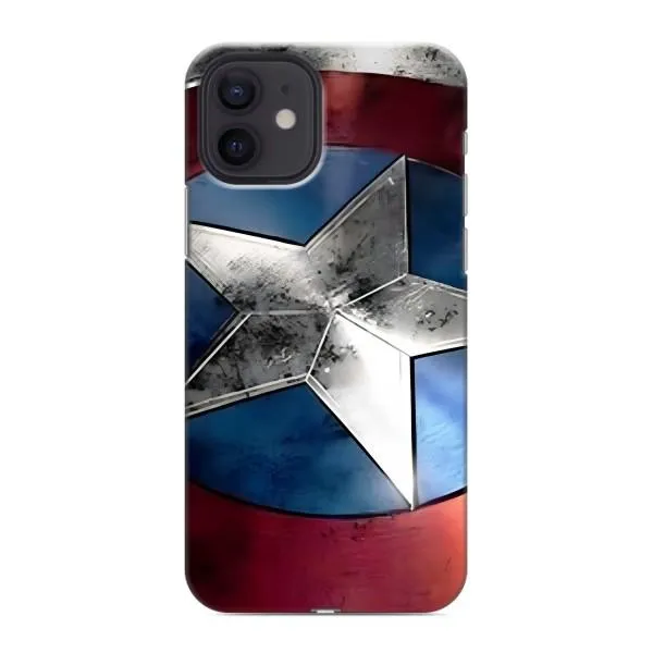 Чохол з принтом «Щит Капітана Америки» для iPhone 12 mini