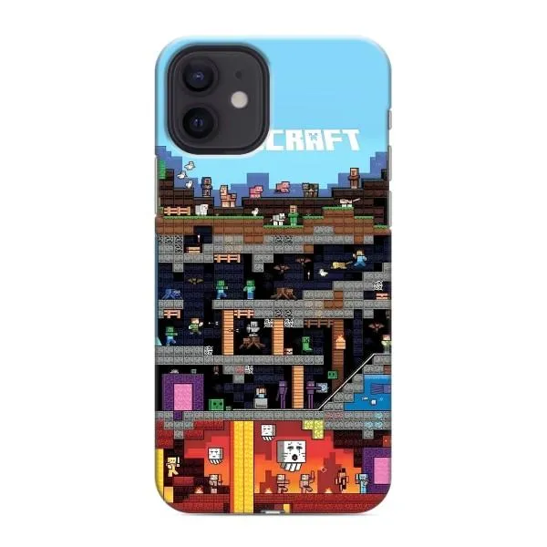 Чохол з принтом «фон Minecraft» для iPhone 12 mini Чохол з принтом «фон Minecraft» для iPhone 12 mini