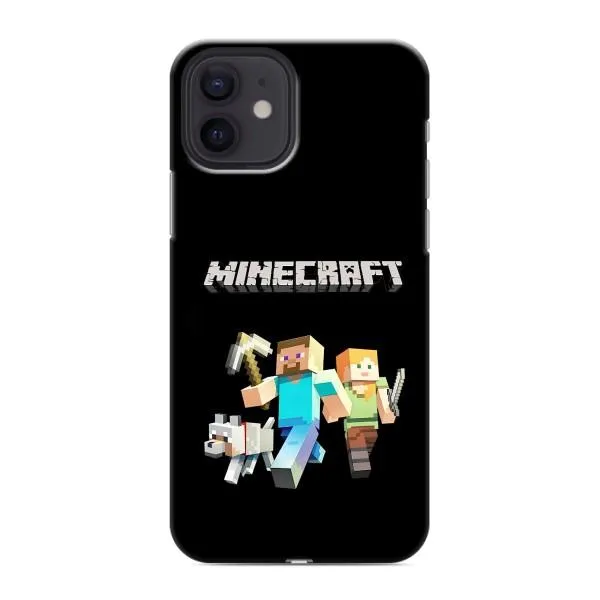 Чохол з принтом «герої Minecraft» для iPhone 12 mini Чохол з принтом «герої Minecraft» для iPhone 12 mini