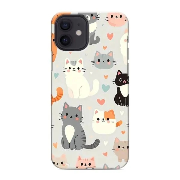 Чехол с принтом «Коллаж котов» для iPhone 12 mini