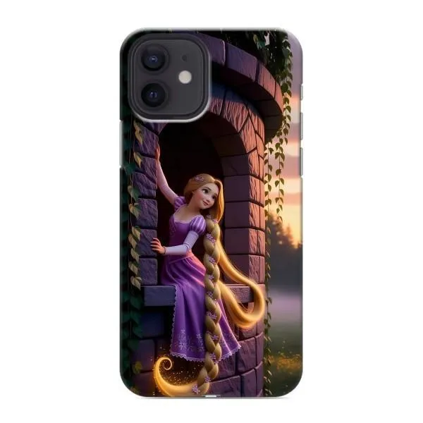 Чехол с принтом «Рапунцель на башне» для iPhone 12 mini