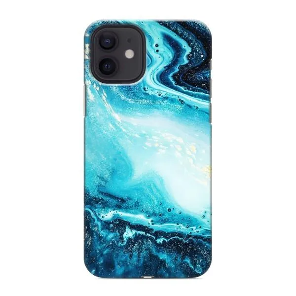 Чохол з принтом «Блакитний мрамор» для iPhone 12 mini Чохол з принтом «Блакитний мрамор» для iPhone 12 mini