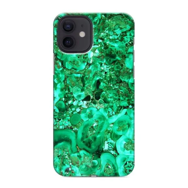 Чохол з принтом «Салатовий Мрамор» для iPhone 12 mini Чохол з принтом «Салатовий Мрамор» для iPhone 12 mini
