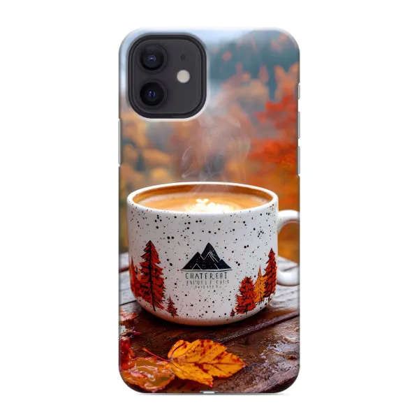 Чохол з принтом «Кава на природі» для iPhone 12 mini