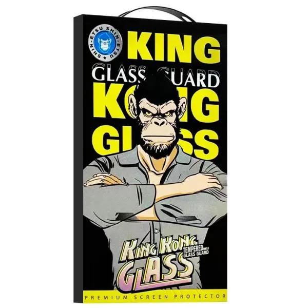 Защитное 2.5D стекло King Kong HD для Apple iPhone 12 Pro Max (6.7") — Черный — фото 3