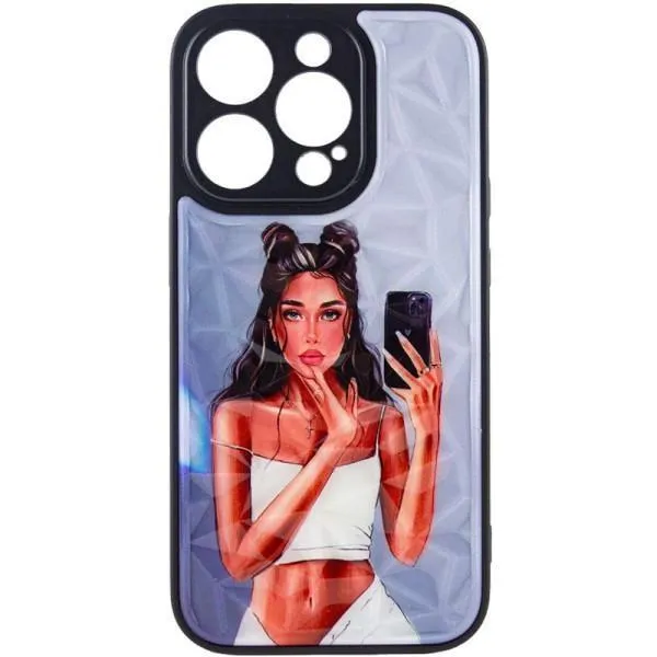TPU+PC чохол Prisma Ladies для Apple iPhone 12 Pro Max (6.7") — Black in White — фото 1
