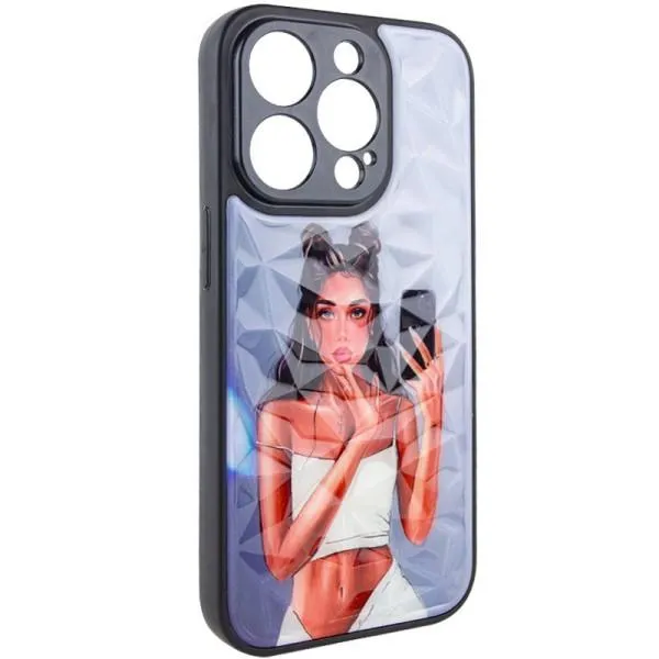 TPU+PC чохол Prisma Ladies для Apple iPhone 12 Pro Max (6.7") — Black in White — фото 2