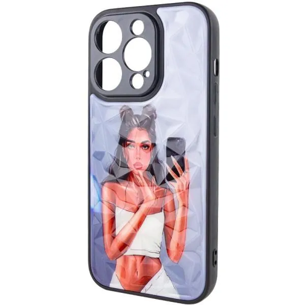 TPU+PC чохол Prisma Ladies для Apple iPhone 12 Pro Max (6.7") — Black in White — фото 3