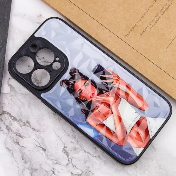 TPU+PC чохол Prisma Ladies для Apple iPhone 12 Pro Max (6.7") — Black in White — фото 4