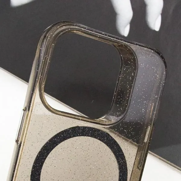 Чохол TPU Radiance with Magnetic Fit для Apple iPhone 12 Pro Max (6.7") — Чорний — фото 3