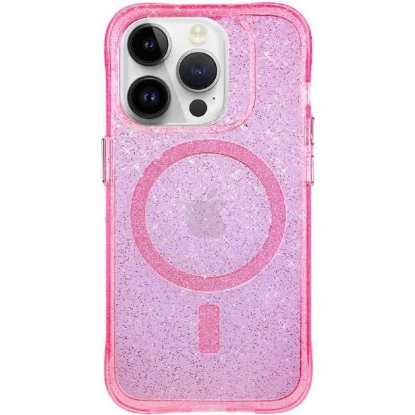 Чохол TPU Radiance with Magnetic Fit для Apple iPhone 12 Pro Max (6.7") — Рожевий — фото 1