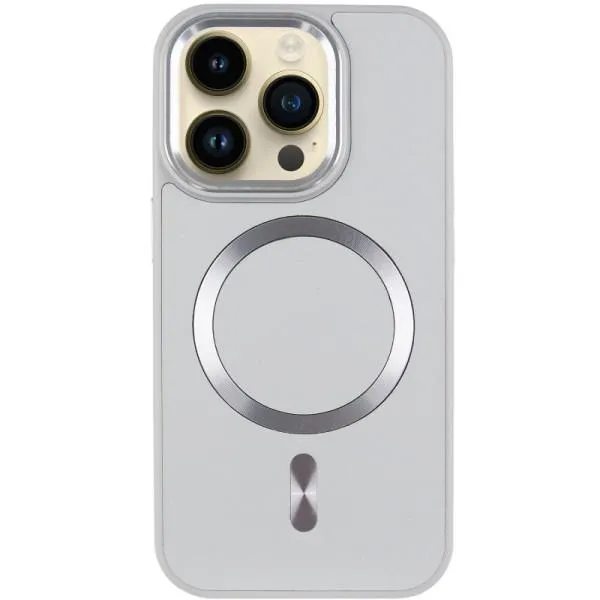 Шкіряний чохол SnapCase with Magnetic Fit для Apple iPhone 12 Pro Max (6.7") — Сірий — фото 2