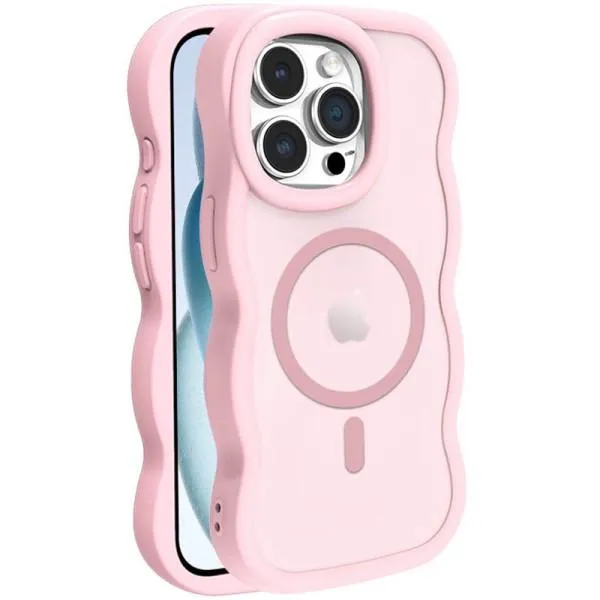 Чохол TPU+PC Undine with Magnetic Fit для Apple iPhone 12 Pro Max (6.7") — Рожевий — фото 1