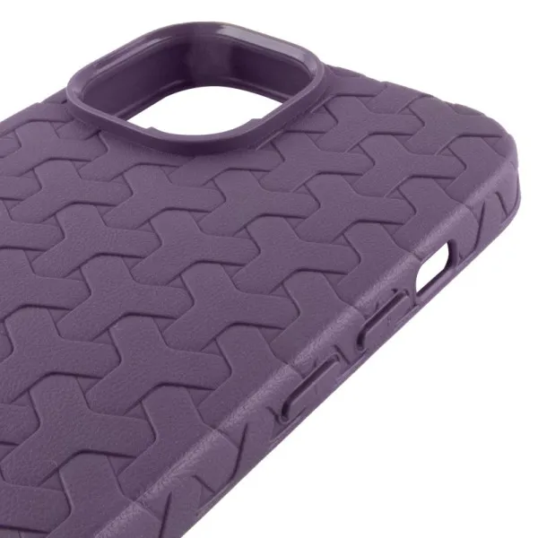 Чохол TPU Weaving для Apple iPhone 12 Pro Max (6.7") — Фіолетовий — фото 4 Чохол TPU Weaving для Apple iPhone 12 Pro Max (6.7") — Фіолетовий — фото 4