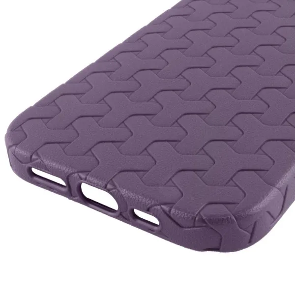 Чохол TPU Weaving для Apple iPhone 12 Pro Max (6.7") — Фіолетовий — фото 5 Чохол TPU Weaving для Apple iPhone 12 Pro Max (6.7") — Фіолетовий — фото 5