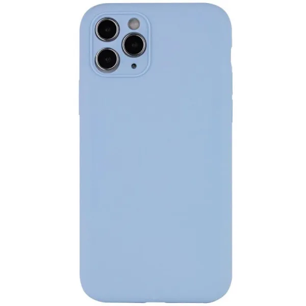 Чехол Silk Full Camera Protective (AA) NO LOGO для Apple iPhone 12 Pro Max (6.7") — Голубой — фото 1