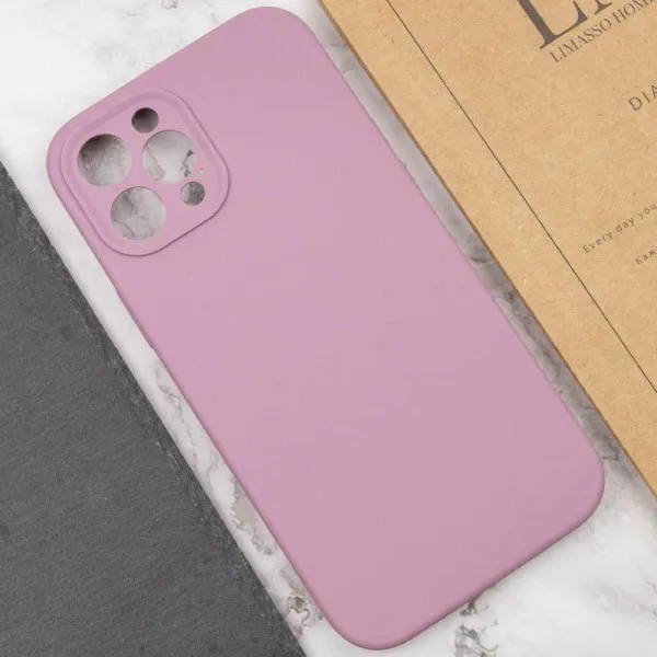Чехол Silk Full Camera Protective (AA) NO LOGO для Apple iPhone 12 Pro Max (6.7") — Лиловый — фото 5