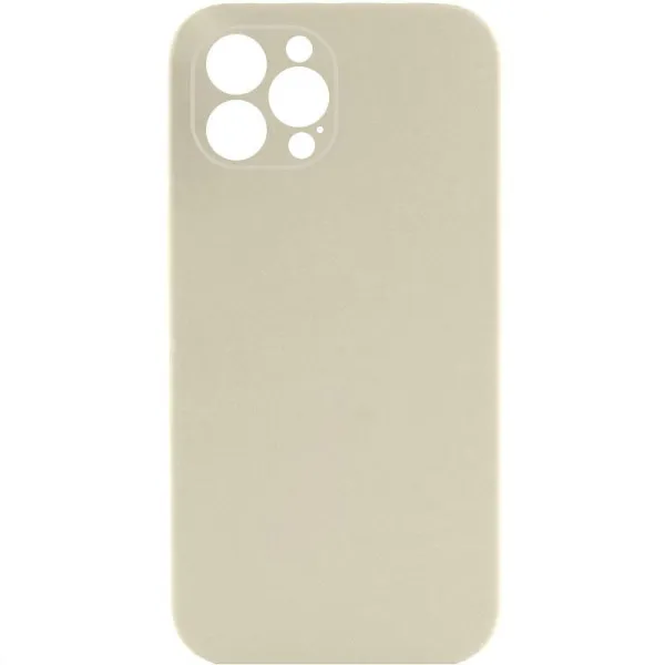 Чехол Silk Full Camera Protective (AA) NO LOGO для Apple iPhone 12 Pro Max (6.7") — Бежевый — фото 2