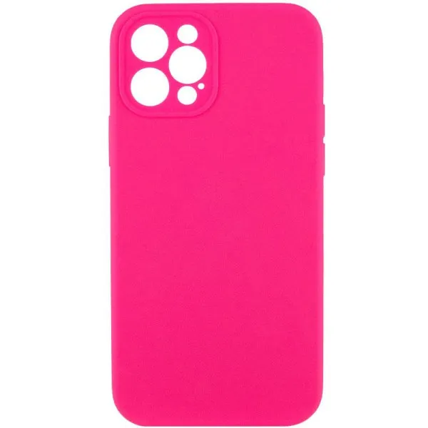 Чехол Silk Full Camera Protective (AA) NO LOGO для Apple iPhone 12 Pro Max (6.7") — Розовый — фото 1
