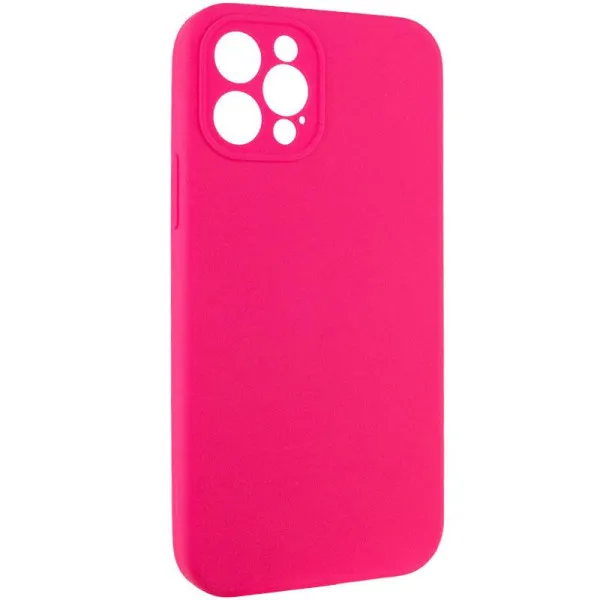 Чехол Silk Full Camera Protective (AA) NO LOGO для Apple iPhone 12 Pro Max (6.7") — Розовый — фото 2