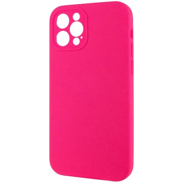 Чехол Silk Full Camera Protective (AA) NO LOGO для Apple iPhone 12 Pro Max (6.7") — Розовый — фото 3