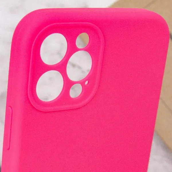 Чехол Silk Full Camera Protective (AA) NO LOGO для Apple iPhone 12 Pro Max (6.7") — Розовый — фото 5