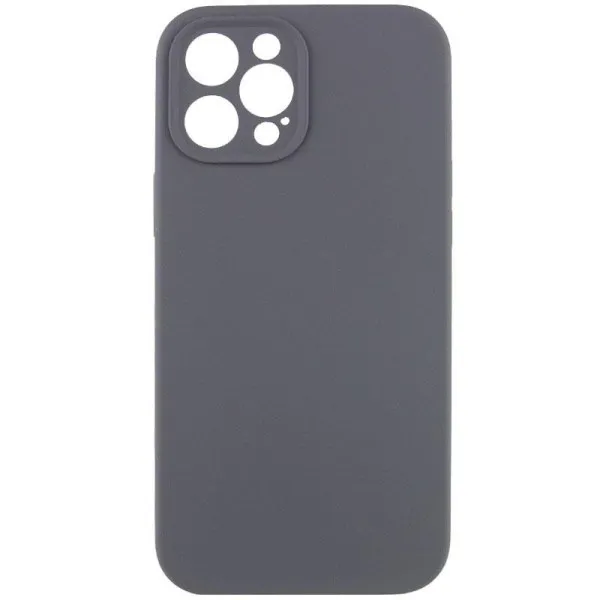Чехол Silk Full Camera Protective (AA) NO LOGO для Apple iPhone 12 Pro Max (6.7") — Серый — фото 1