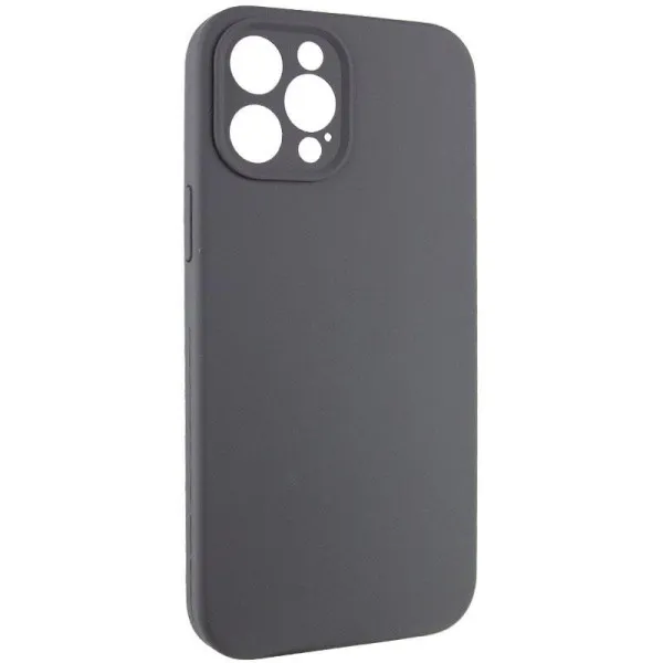 Чехол Silk Full Camera Protective (AA) NO LOGO для Apple iPhone 12 Pro Max (6.7") — Серый — фото 2