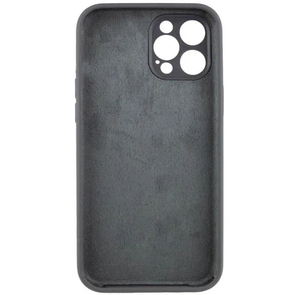 Чехол Silk Full Camera Protective (AA) NO LOGO для Apple iPhone 12 Pro Max (6.7") — Серый — фото 4