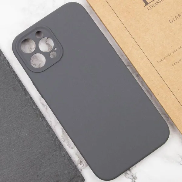 Чехол Silk Full Camera Protective (AA) NO LOGO для Apple iPhone 12 Pro Max (6.7") — Серый — фото 5