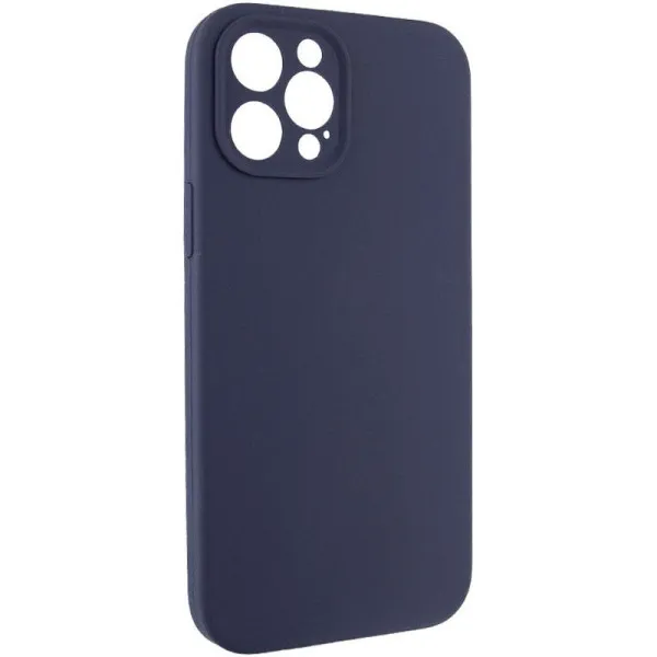 Чехол Silk Full Camera Protective (AA) NO LOGO для Apple iPhone 12 Pro Max (6.7") — Темно-синий — фото 2