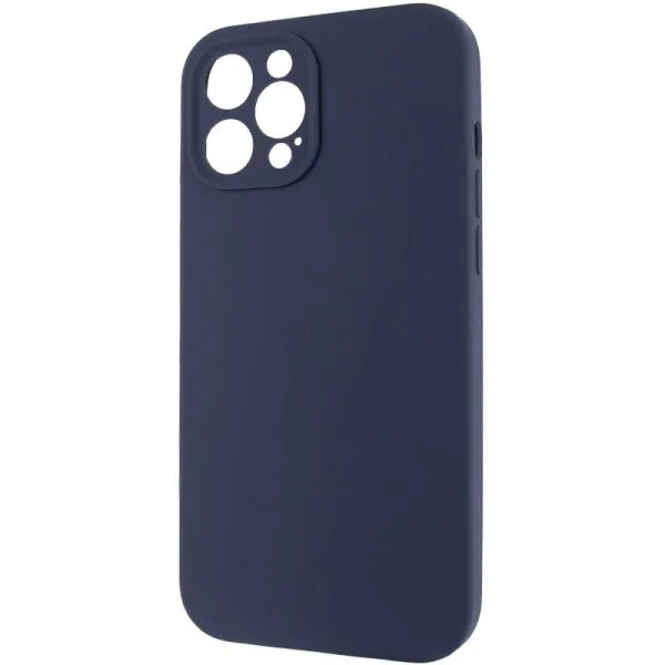 Чехол Silk Full Camera Protective (AA) NO LOGO для Apple iPhone 12 Pro Max (6.7") — Темно-синий — фото 3