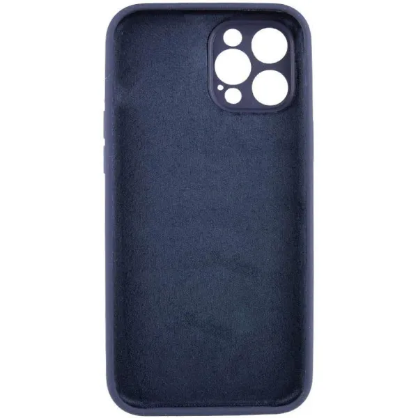 Чехол Silk Full Camera Protective (AA) NO LOGO для Apple iPhone 12 Pro Max (6.7") — Темно-синий — фото 4