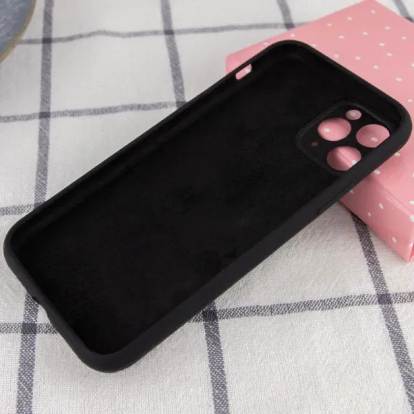Чехол Silk Full Camera Protective (AA) NO LOGO для Apple iPhone 12 Pro Max (6.7") — Черный — фото 2