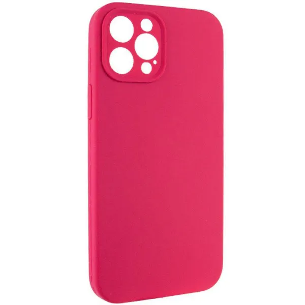Чехол Silk Full Camera Protective (AA) NO LOGO для Apple iPhone 12 Pro Max (6.7") — Красный — фото 4