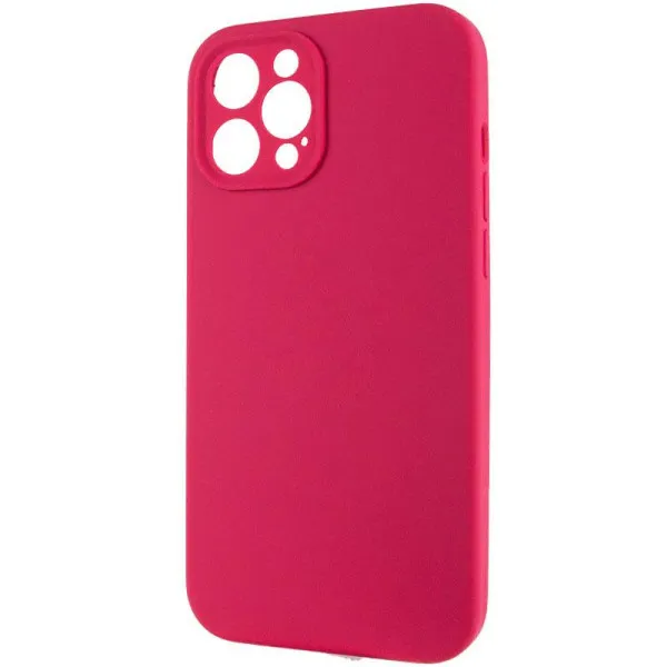 Чехол Silk Full Camera Protective (AA) NO LOGO для Apple iPhone 12 Pro Max (6.7") — Красный — фото 5