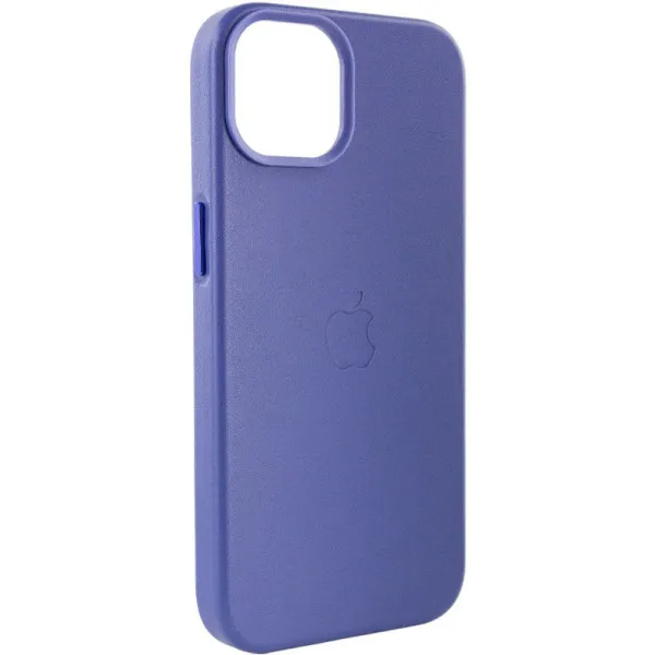 Кожаный чехол Leather Case (AA Plus) with Magnetic Fit для Apple iPhone 12 Pro Max (6.7") — Лиловый — фото 4 Кожаный чехол Leather Case (AA Plus) with Magnetic Fit для Apple iPhone 12 Pro Max (6.7") — Лиловый — фото 4