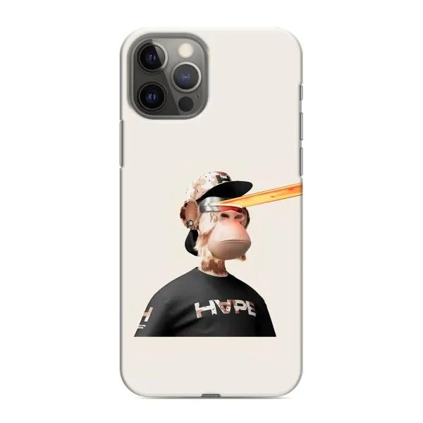 Чехол с принтом «обезьяна NFT в очках» для iPhone 12 Pro Max