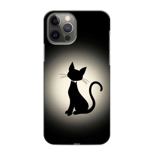 Чехол с принтом «Силуэт котика» для iPhone 12 Pro Max